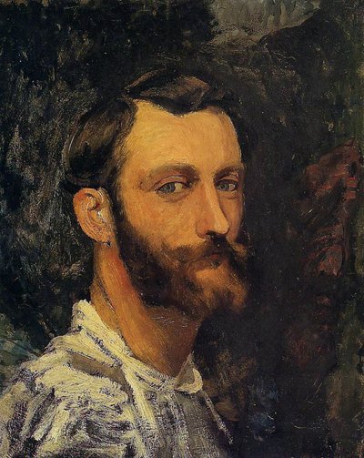 Self Portrait by Jean Frederic Bazille